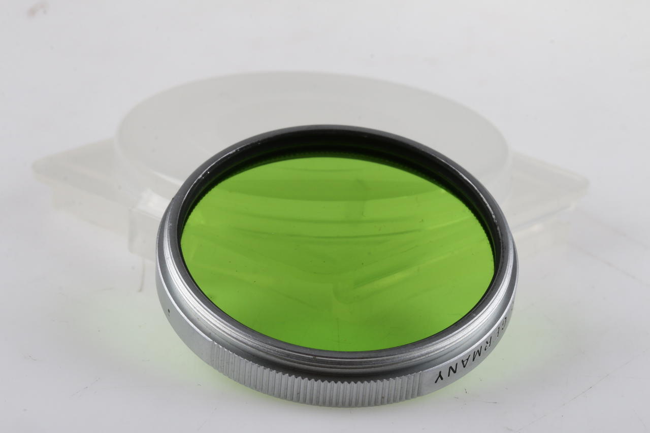 Leica Gelbgrünfilter E39 in Chrom-Fassung