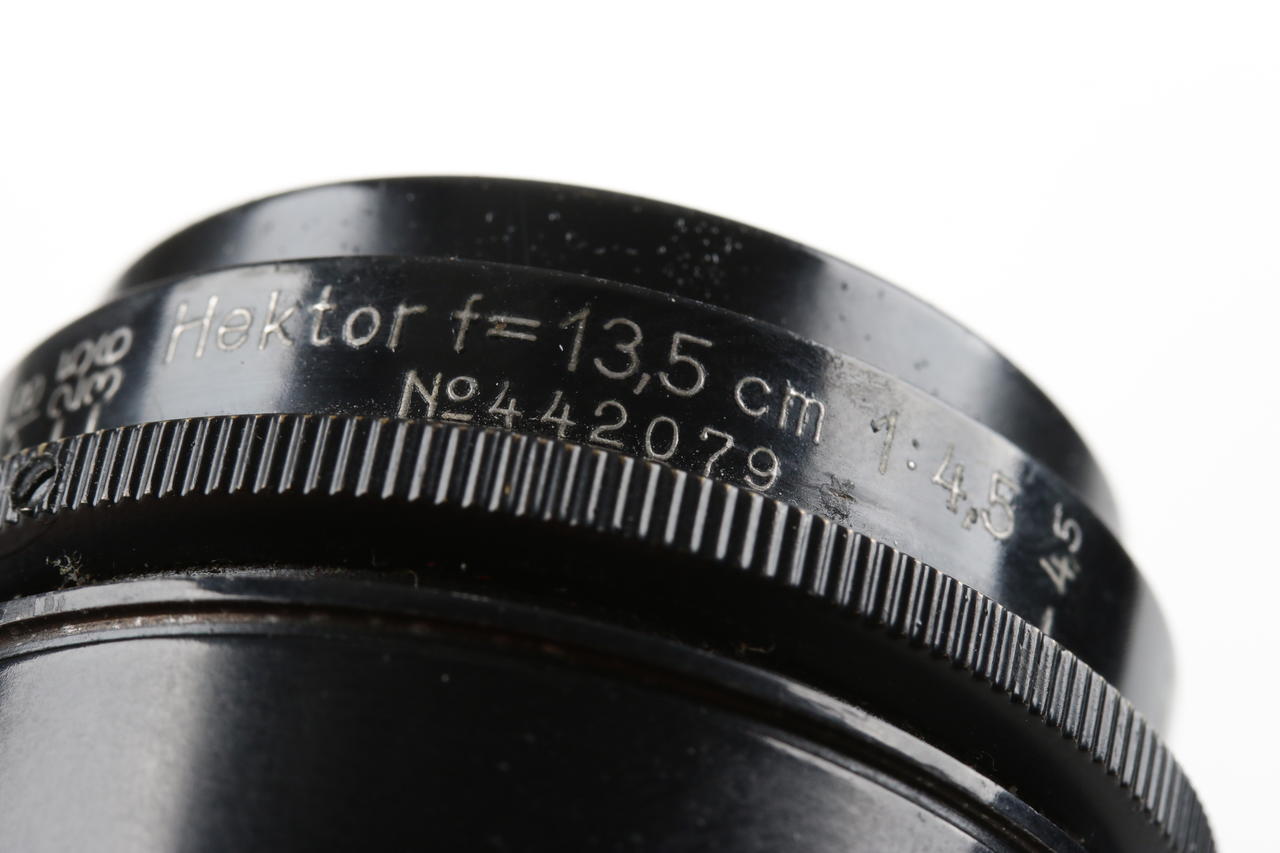 Leica M39 Hektor 13,5cm f/4,5 - / matt - schwarz - #442079 - Image 5