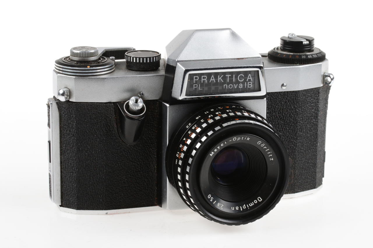 Praktica PL Nova IB Set Domiplan 50mm f/2,8 - Objektiv defekt - #588912