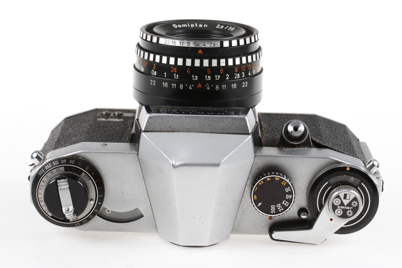 Praktica PL Nova IB Set Domiplan 50mm f/2,8 - Objektiv defekt - #588912