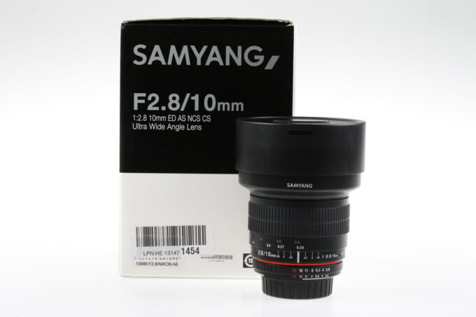 Samyang 10mm f/2,8 ED AS NCS CS für Nikon AF - #1216J0542