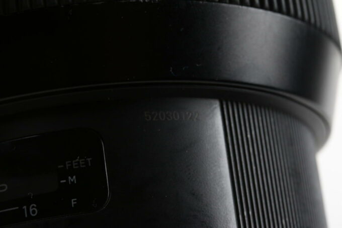 Sigma 85mm f/1,4 DG HSM Art für Canon EF - #52030122
