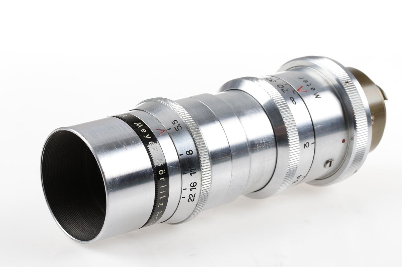 Meyer Optik Görlitz Tele Megor 18cm f/5,5 mit unbekanntem Bajonett - #982369