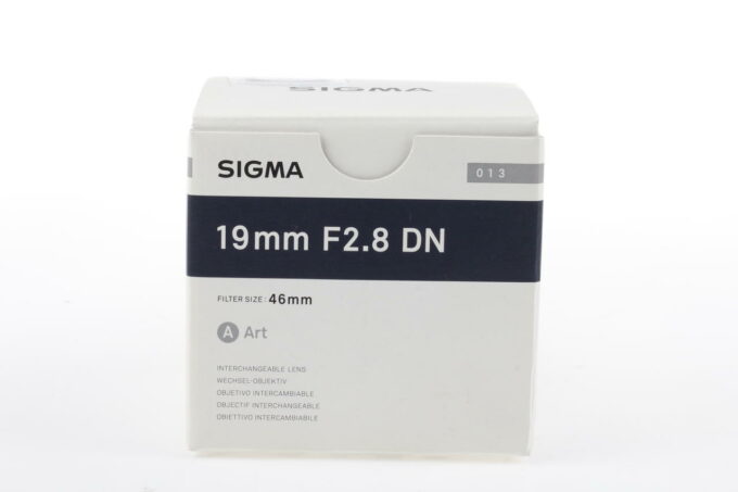 Sigma 19mm f/2,8 DN Art für MFT - Schwarz - #52980204
