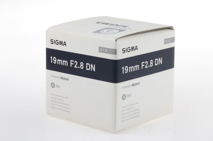 Sigma 19mm f/2,8 DN Art für MFT - Schwarz - #52980204 - Image 3