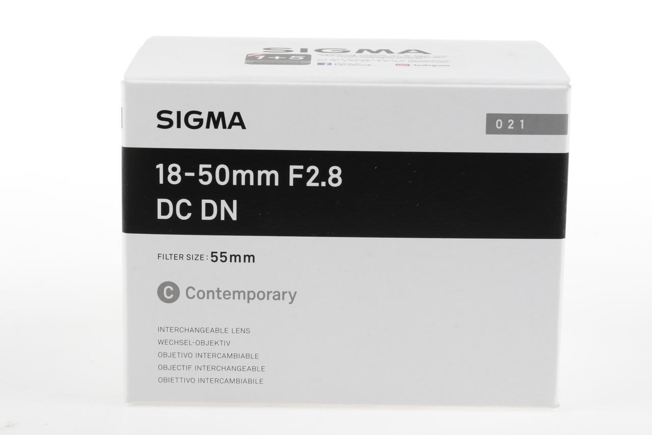 Sigma 18-50mm f/2,8 DC DN Contemporary für Sony E-Mount - #58062871