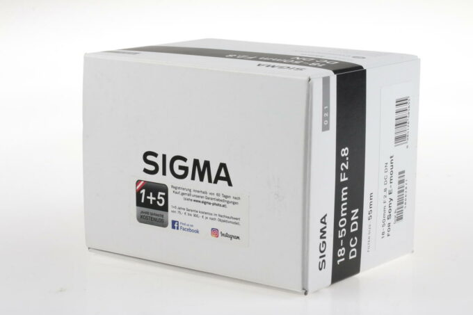 Sigma 18-50mm f/2,8 DC DN Contemporary für Sony E-Mount - #58062871