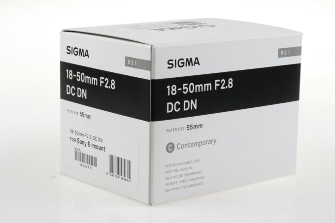 Sigma 18-50mm f/2,8 DC DN Contemporary für Sony E-Mount - #58062871