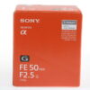 Sony FE 50mm f/2,5 G - #1806884