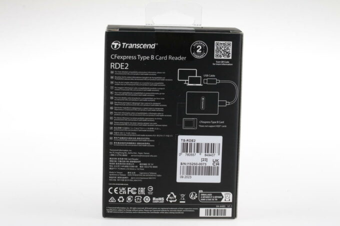 TRANSCEND RDE2 CFExpress Typ B Lesegerät - Image 2