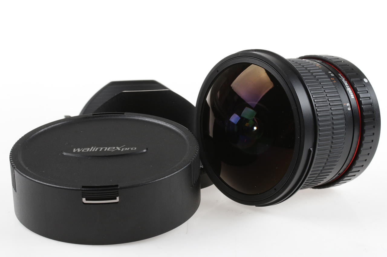 Walimex Pro 8mm f/3,5 Fish-Eye CS II für Sony / Minolta