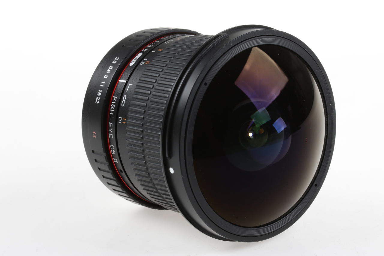 Walimex Pro 8mm f/3,5 Fish-Eye CS II für Sony / Minolta