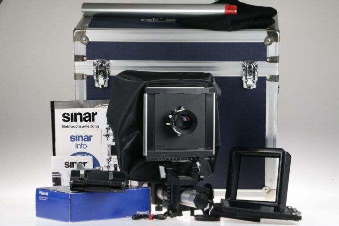 Sinar F Fachkamera 4x5 inch mit Koffer und Objektiv