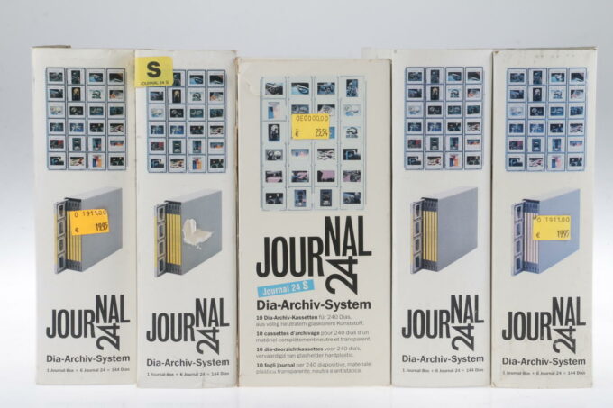 Konvolut Journal Kassetten für Dias 24x36