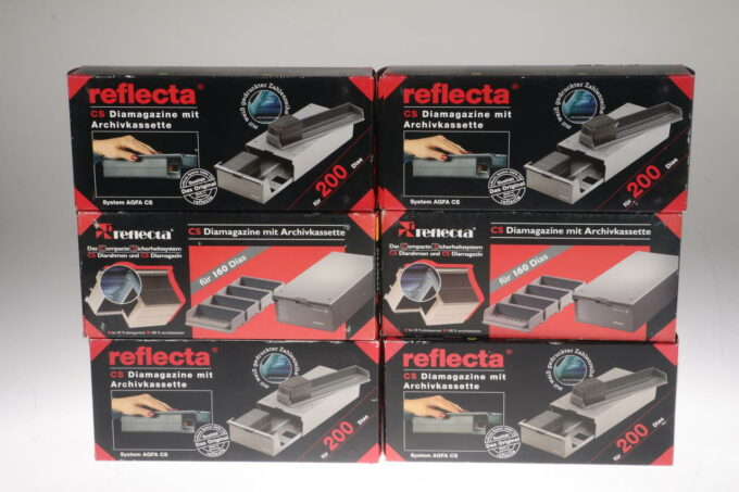 Konvolut diverse Reflekta Diaboxen und Rahmen