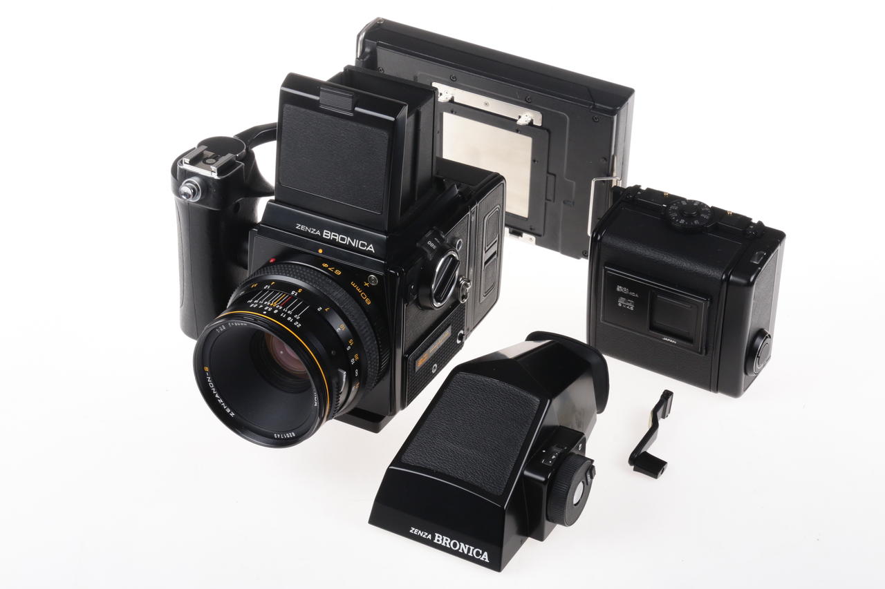 Zenza Bronica SQ Set mit 80mm f/2,8 Prisma, LS Griff - #1101589