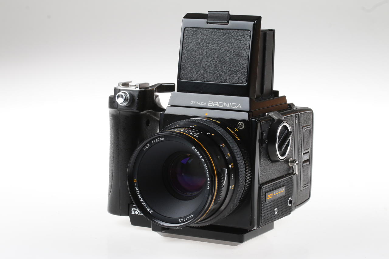 Zenza Bronica SQ Set mit 80mm f/2,8 Prisma, LS Griff - #1101589