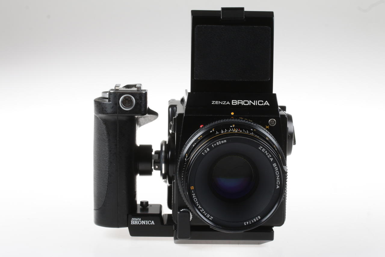 Zenza Bronica SQ Set mit 80mm f/2,8 Prisma, LS Griff - #1101589