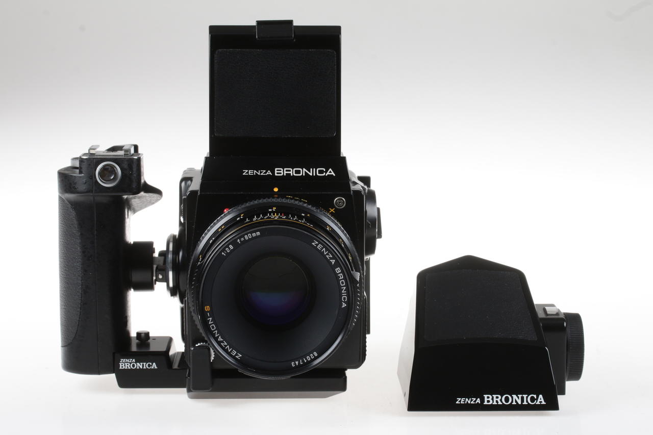 Zenza Bronica SQ Set mit 80mm f/2,8 Prisma, LS Griff - #1101589
