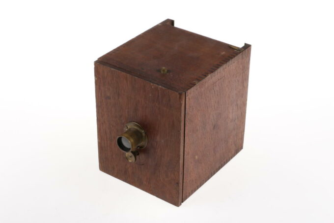 Holz- Boxkamera ohne Rückwand Bastlergerät