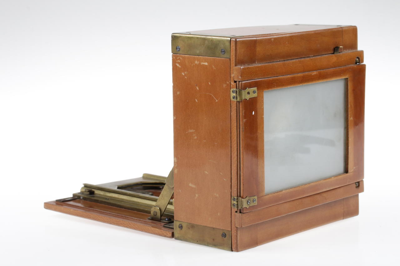 Diverse Holzkamera 9x12cm brauner Balgen Coronar 15cm - #31457