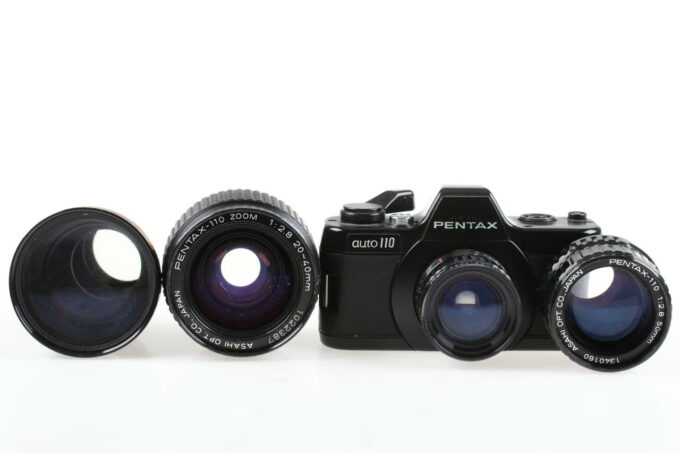 Pentax ASAHI PENTAX auto 110 SET 4 Objektive - #1425909