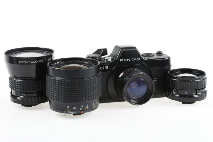 Pentax ASAHI PENTAX auto 110 SET 4 Objektive - #1425909