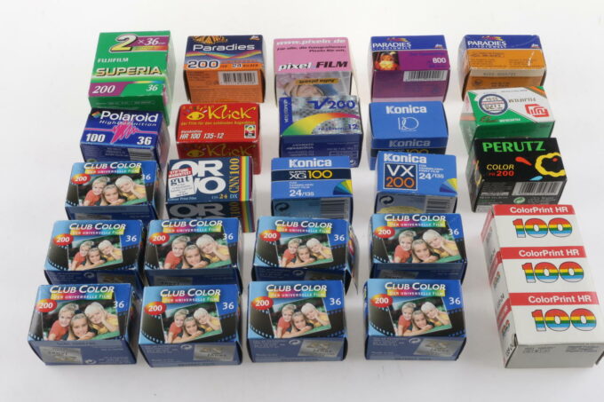 Diverse Abgelaufene Filme Kleinbild