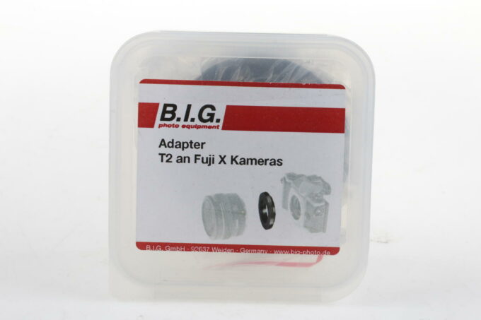 B.I.G. Adapter T2 an Fuji X Kameras