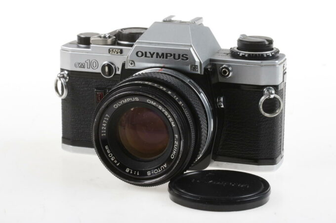 Olympus OM-10 chrome mit Auto-S 50mm f/1,8 - #128477