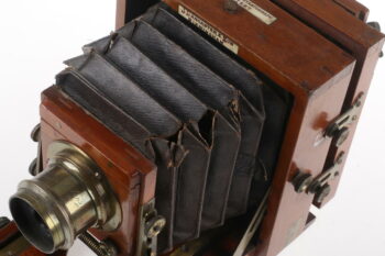 Lancaster & Son Holzkamera 9x12cm Instantograph Patent 1895