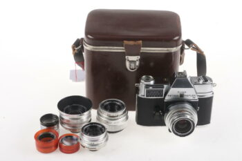 Kodak Retina Reflex IV (Typ 051) SET mit 4 Objektive