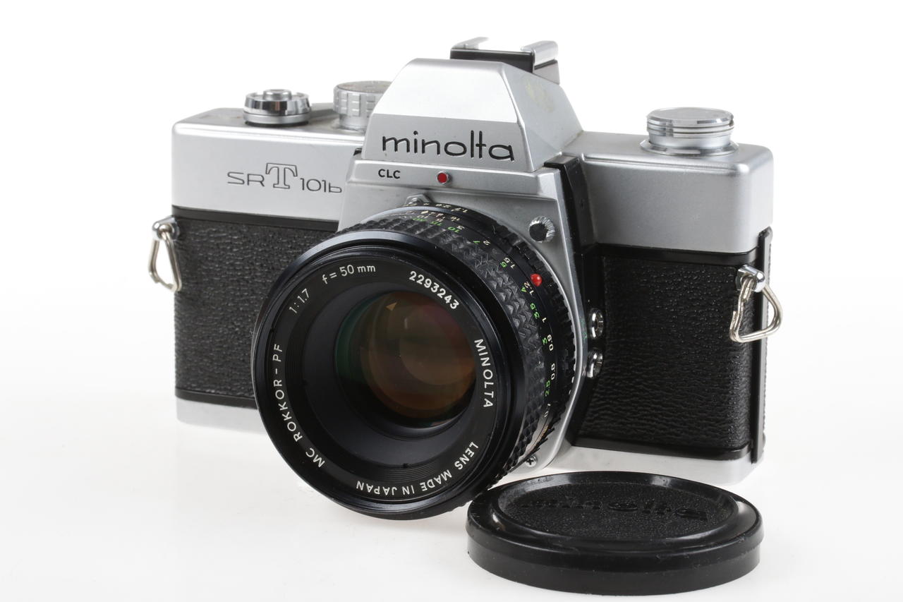 Minolta SR-T 101b mit MC Rokkor PF 50mm f/1,7 - #4330523