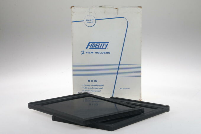 FIDELITY Deluxe Planfilmkassetten 8x10 inch / 20x25cm, 2 Stück