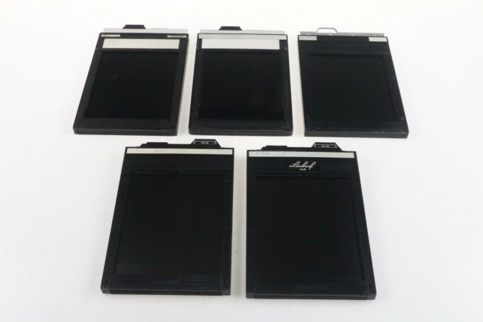 FIDELITY Planfilmkassetten 9x12cm - 5 Stück