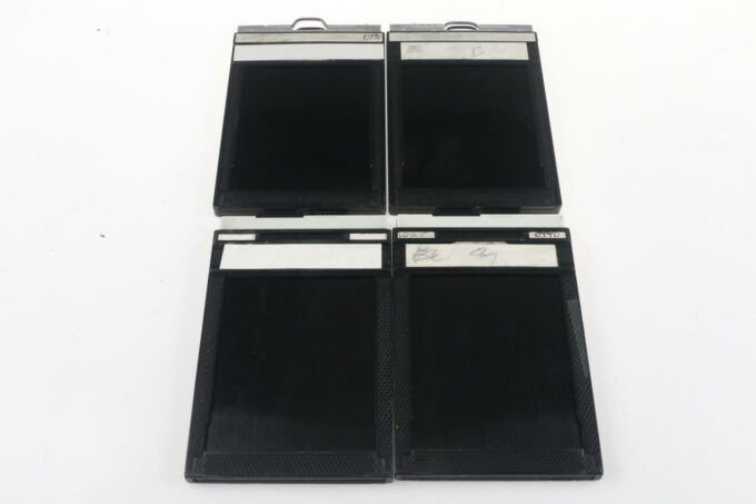 FIDELITY Planfilmkassetten 4x5 inch / 10x12,5 - 4 Stück