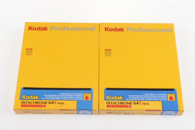 Kodak Ektachrome 64T 4x5 inch - 10 Blatt Abgelaufen