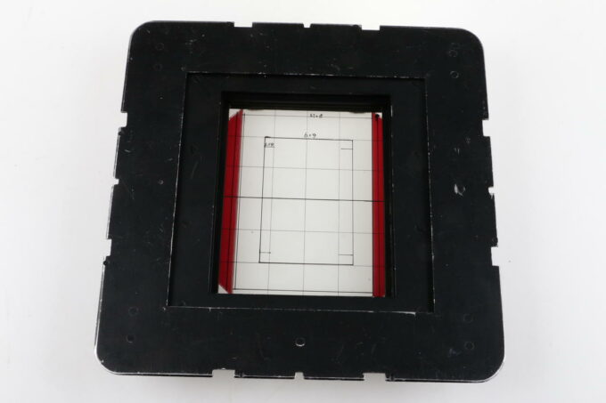Linhof Mattscheibenadapter 4x5 inch mit Reduktionsadapter von 13x18cm