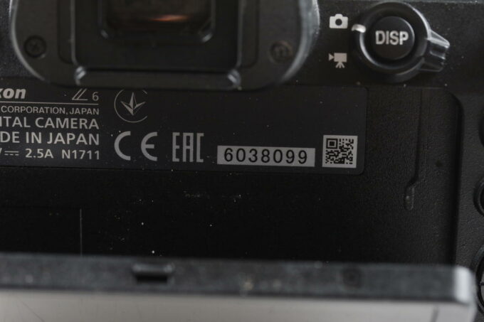 Nikon Z 6 Body - #6038099 - Image 8