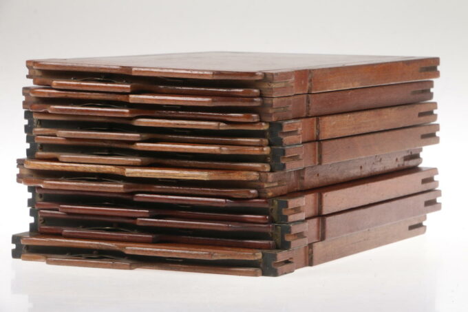 Holzkassetten 21x3,7cm - 8 Stück