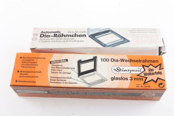 Konvolut diverse Diaboxen und Rahmen