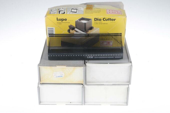 Konvolut diverse Diaboxen und Rahmen