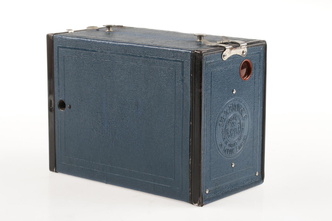 Kodak Brownie No. 2 Model F Boxkamera - Blaue / Blue Version