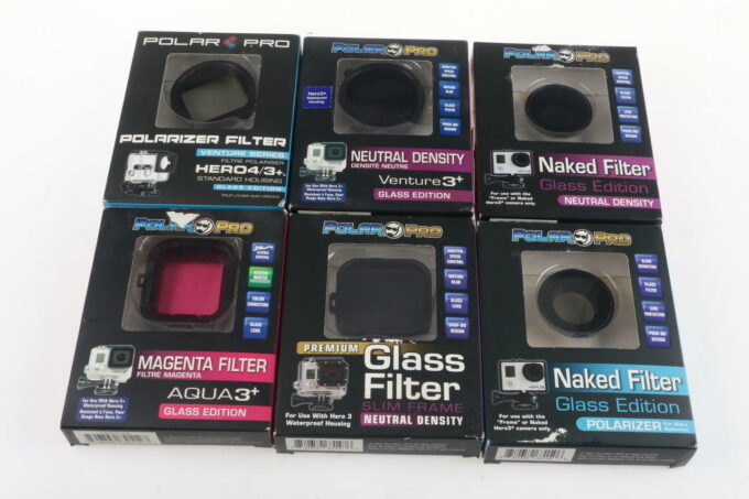 Polar Pro Filtersatz für GoPro - 6 Filter