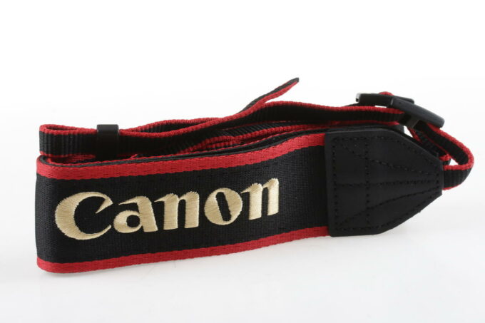 Canon Tragegurt - rot/schwarz/gold