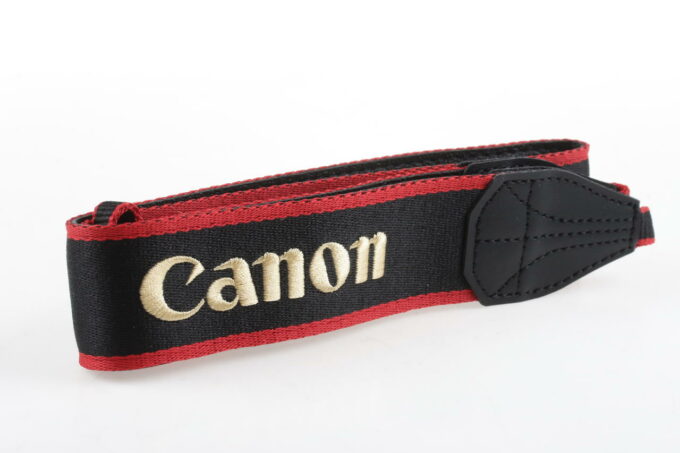 Canon Tragegurt - rot/schwarz/gold
