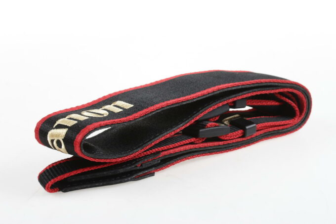 Canon Tragegurt - rot/schwarz/gold