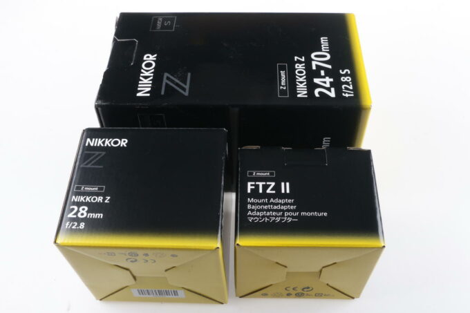 Nikon Konvolut diverse Originalverpackungen