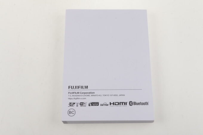 FUJIFILM Manual for X-T4 (Englisch)