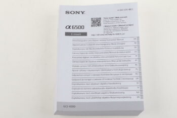 Sony Anleitung für Alpha 6500